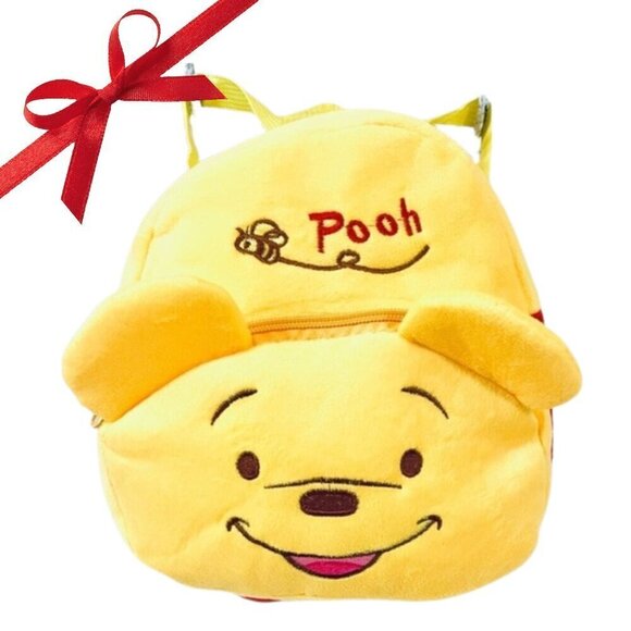 NWT Winnie the Pooh Bear Children's Backpack - Plush Kids Mini Bag - Picture 1 of 13